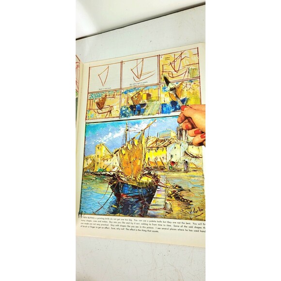 Vintage How To Draw and Paint Seascapes by Walter Foster Art Instruction Book - Picture 4 of 7